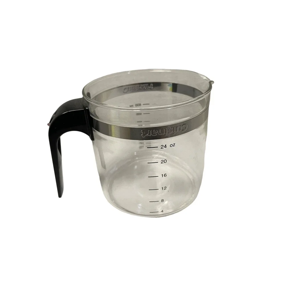 Cuisinart Measuring Cup Unisex 24 oz Clear Glass 600ml Stainless Band Handle